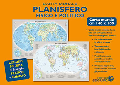 Immagine di PLANISFERO FISICO E POLITICO