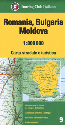 Immagine di ROMANIA. BULGARIA. MOLDAVIA 1:800.000. CARTA STRADALE E TURISTICA