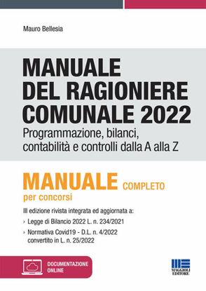 Immagine di MANUALE DEL RAGIONIERE COMUNALE 2022