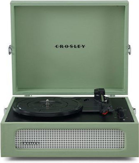 Immagine di GIRADISCHI CROSLEY VALIGETTA PORTATILE VERDE - DELUXE BLUETOOTH, PITCH CONTROL