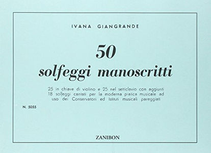Immagine di 50 SOLFEGGI MANOSCRITTI I.GIANGRANDE - ZANIBON