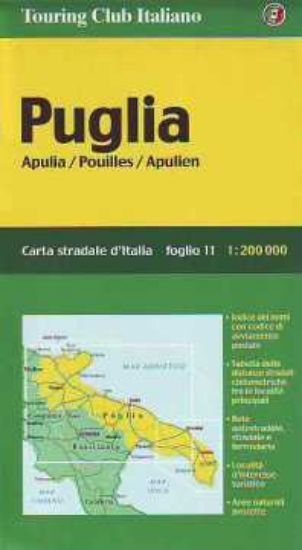 Immagine di PUGLIA 1:200.000 CARTA STRADALE