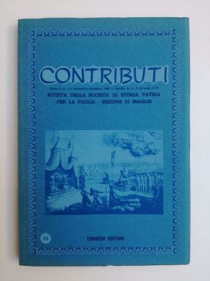 Immagine di CONTRIBUTI N°18/1986 - RIVISTA TRIMESTRALE