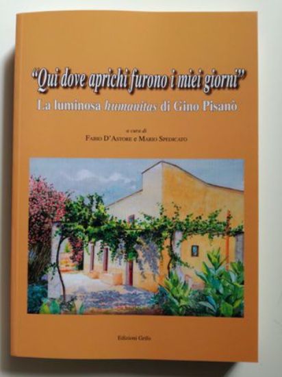 Immagine di QUI DOVE APRICHI FURONO I MIEI GIORNI. LA LUMINOSA HUMANITAS DI GINO PISANO`