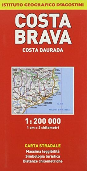 Immagine di COSTA BRAVA CARTA STRADALE 1:200.000