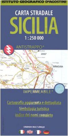 Immagine di SICILIA CARTA STRADALE 1:250.000 - ANTISTRAPPO