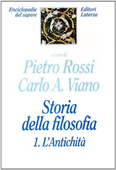 Immagine di STORIA DELLA FILOSOFIA 1 ANTICHITA`