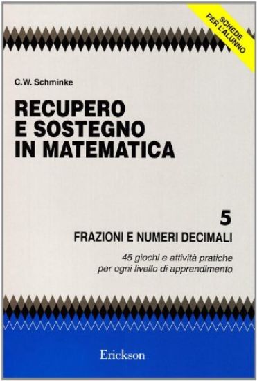 Immagine di RECUPERO E SOSTEGNO IN MATEMATICA 5 FRAZIONI