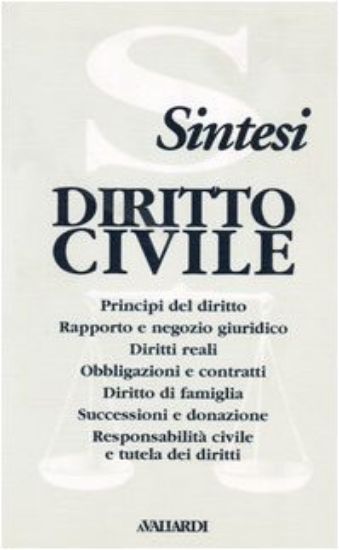 Immagine di DIRITTO CIVILE - SINTESI