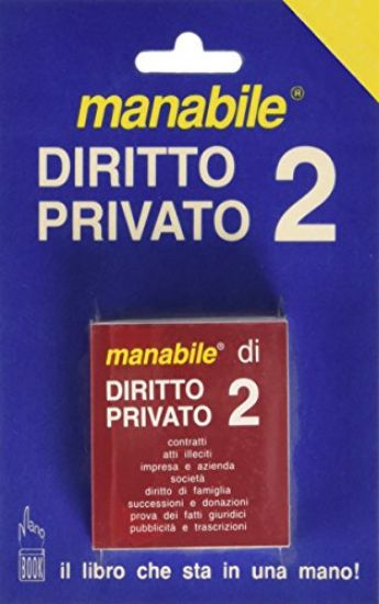 Immagine di MANABILE DI DIRITTO PRIVATO 2