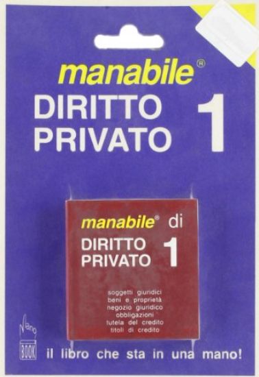 Immagine di MANABILE DI DIRITTO PRIVATO 1