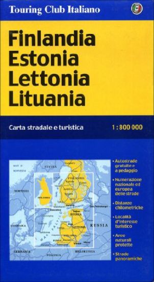 Immagine di FINLANDIA ESTONIA LETTONIA LITUANIA 1:800.000