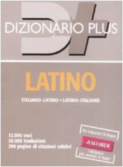 Immagine di DIZIONARIO PLUS LATINO