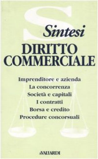 Immagine di DIRITTO COMMERCIALE - SINTESI