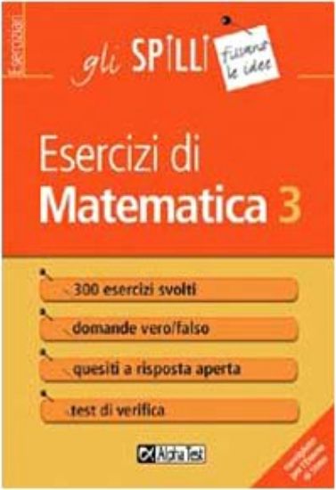 Immagine di ESERCIZI DI MATEMATICA 3 - VOLUME 3