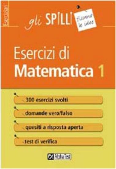 Immagine di ESERCIZI DI MATEMATICA 1 - GLI SPILLI