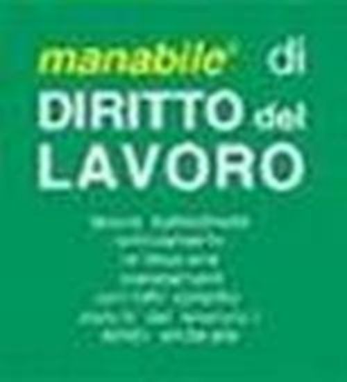 Immagine di MANABILE DI DIRITTO DEL LAVORO