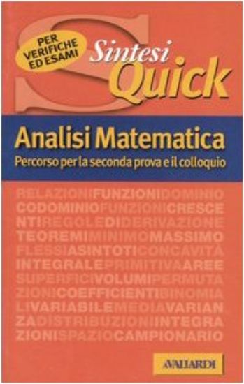 Immagine di ANALISI MATEMATICA PERCORSO PER LA SECONDA PR