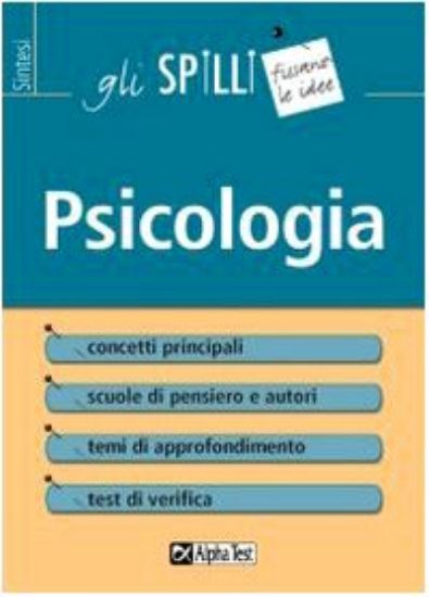 Immagine di PSICOLOGIA - GLI SPILLI