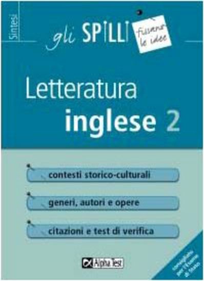 Immagine di LETTERATURA INGLESE 2 - SINTESI