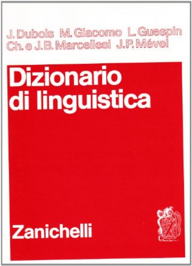 Immagine di DIZIONARIO DI LINGUISTICA