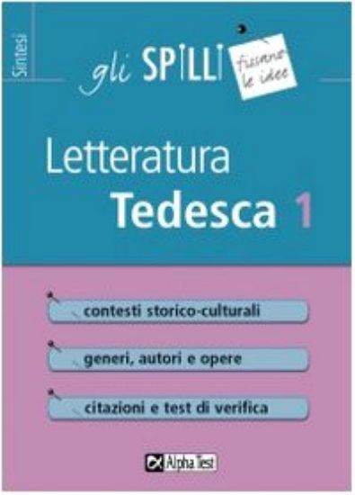 Immagine di LETTERATURA TEDESCA 1 - GLI SPILLI