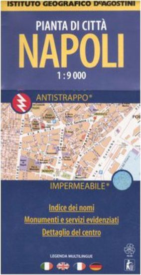 Immagine di NAPOLI - PIANTA DI CITTA` ANTISTRAPPO IMPERMEABILE