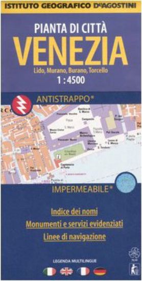 Immagine di VENEZIA - PIANTA DI CITTA` ANTISTRAPPO IMPERMEABILE