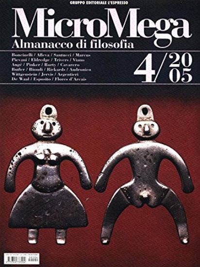 Immagine di MICROMEGA 4/2005 ALMANACCO DI FILOSOFIA