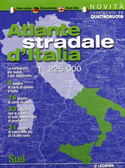 Immagine di ATLANTE STRADALE D`ITALIA SUD 1:225.000