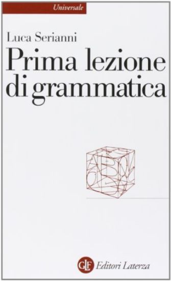 Immagine di PRIMA LEZIONE DI GRAMMATICA