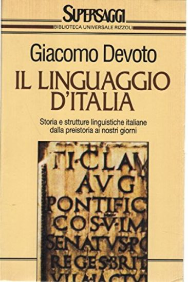 Immagine di LINGUAGGIO D`ITALIA (IL)