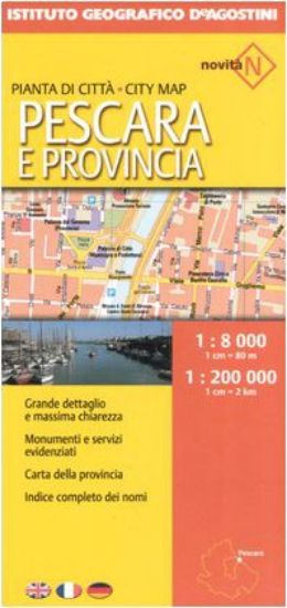 Immagine di PESCARA 1:8.000. PROVINCIA 1:200.000