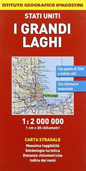 Immagine di STATI UNITI. GRANDI LAGHI 1:2.000.000