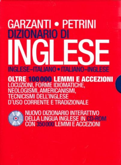 Immagine di DIZIONARIO PETRINI/GARZANTI INGLESE