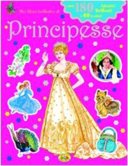 Immagine di PRINCIPESSE  IL MIO LIBRO BRILLANTE ROSA