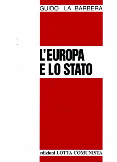 Immagine di EUROPA E LO STATO (L`)