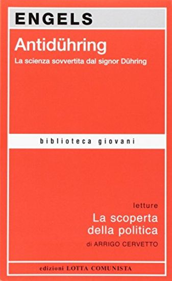 Immagine di ANTIDUHRING  LA SCIENZA SOVVERTITA DAL SIGNOR DUHRING