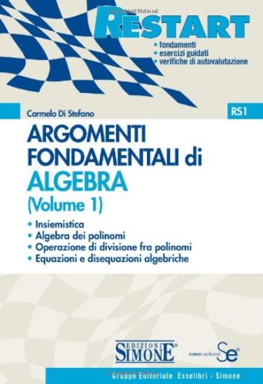 Immagine di ARGOMENTI FONDAMENTALI DI ALGEBRA (VOLUME 1) - VOLUME FC