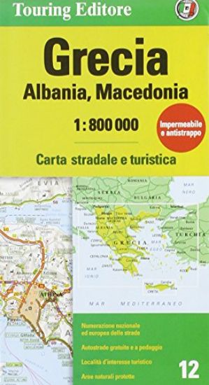 Immagine di GRECIA, ALBANIA, MACEDONIA 1: 800 000