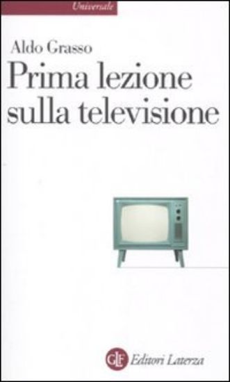 Immagine di PRIMA LEZIONE SULLA TELEVISIONE