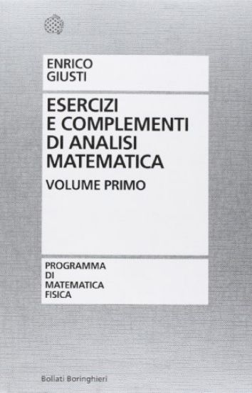 Immagine di ESERCIZI E COMPLEMENTI DI ANALISI MATEMATICA VOL. 01