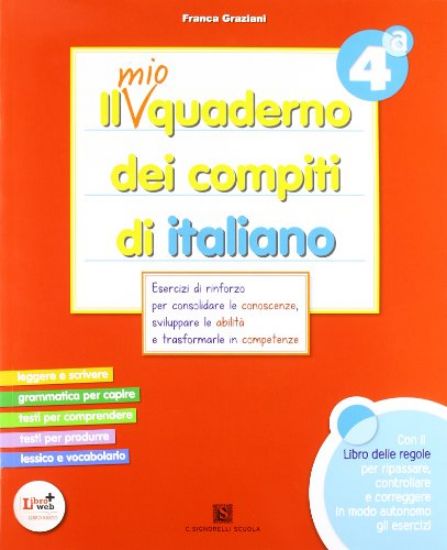 Immagine di MIO QUADERNO DEI COMPITI DI ITALIANO 4 - VOLUME 4