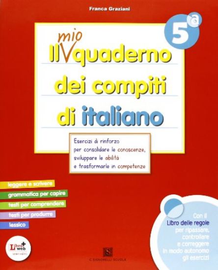 Immagine di MIO QUADERNO DEI COMPITI DI ITALIANO 5 - VOLUME 5