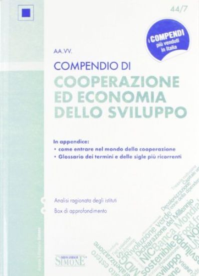 Immagine di COMPENDIO DI COOPERAZIONE ED ECONOMIA DELLO SVILUPPO