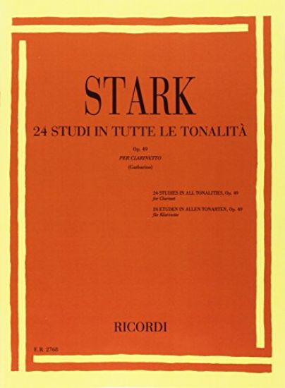 Immagine di STARK 24 STUDI IN TUTTE LE TONALITA` OP.49 PER CLARINETTO