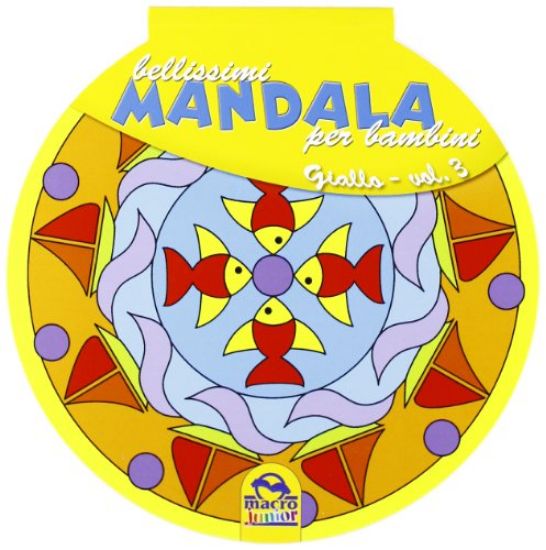 Immagine di BELLISSIMI MANDALA PER BAMBINI GIALLO VOL.3°