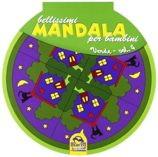 Immagine di BELLISSIMI MANDALA PER BAMBINI VERDE VOL.4°