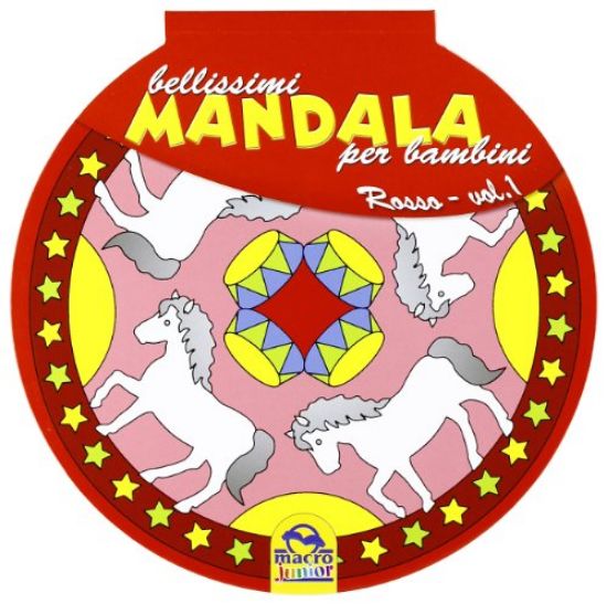 Immagine di BELLISSIMI MANDALA PER BAMBINI ROSSO VOL.1°