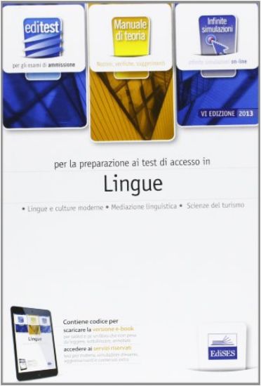 Immagine di EDITEST 10 TEORIA. LINGUE. PER LA PREPARAZIONE AI TEST DI ACCESSO